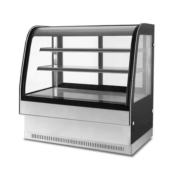 Vitrina refrigerada de cristal curvo - Migsa GN-1200D2